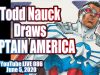 Drawing Sam Wilson Captain America: Todd Nauck Art Livestream 086
