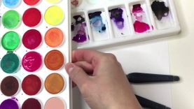How to Blend Ink and Watercolor for Brush Calligraphy