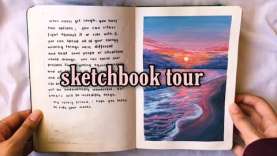 Flipping Through my Full Sketchbook #2! (tour) 