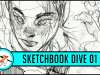 Sketchbook Dive – Episode 1 – Art Tour + Sketching