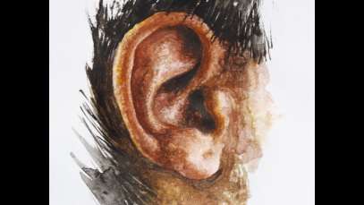 How to: Paint the Ear in Watercolor! – Sketchbook #7