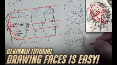 Drawing Faces is EASY!