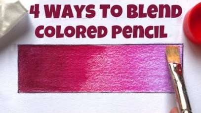 How To Blend Colored Pencil | Prismacolor | Easy Way