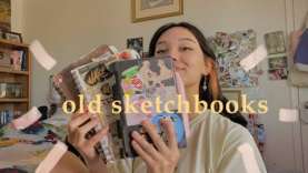 my OLD sketchbook tour (reacting to old art)