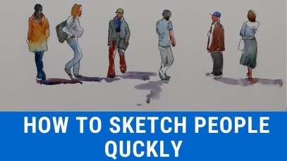 Sketching People Quickly – Outlining Technique