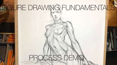 Figure Drawing Process Demo and Talk