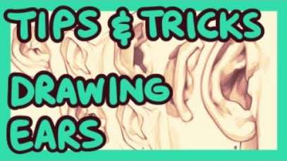 HOW TO DRAW EARS: Art Tutorial Tips and Tricks for