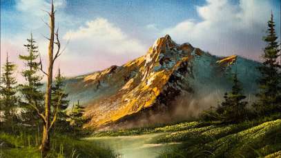How To Paint A Beautiful Mountain Landscape In Oil –