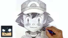 How To Draw Ash Ketchum | Pokemon | Sketch Sunday