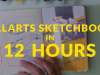 How to fill a sketchbook in 12 hours