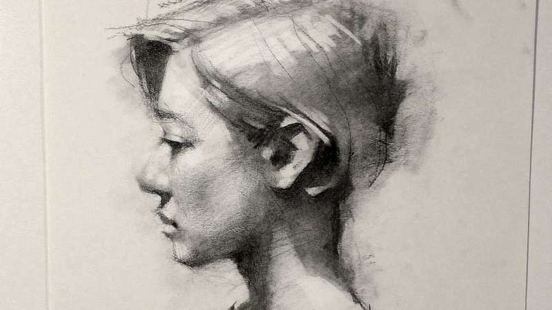 Pastel Sketch of My Daughter Emilie - Paul Barton - PaintingTube