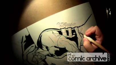 Inking a Chew Pinup with Mike Furth