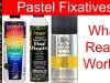 PASTEL FIXATIVE Spray review – soft pastel : pastel pencil