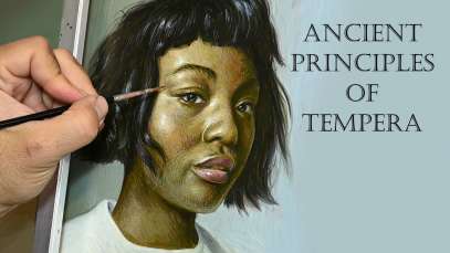 The Art of Painting Visually Interesting Portraits. An Egg Tempera
