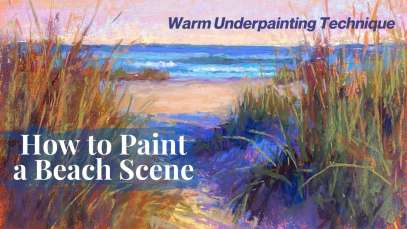 How to Paint a Beach Scene with Warm Underpainting Technique