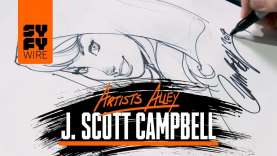 Spider-Gwen Sketched By J. Scott Campbell (Artists Alley) | SYFY