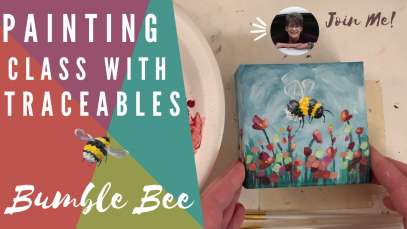 Painting a Bee Tips and Tricks for Acrylic Paint!