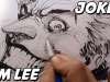 Jim Lee drawing Joker during Twitch Stream