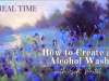 How to Create an Alcohol Wash with Soft Pastel /