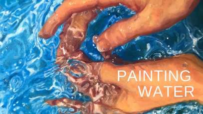 PAINTING TIMELAPSE || Painting Water in Oil ~ "ENERGY"