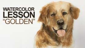 Watercolor Lesson – How to Paint a Dog