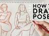 HOW TO DRAW POSES- Half Body & Sitting Poses |