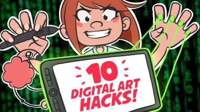 ?‍? 10 Digital Art Tips (or HACKS) you might not