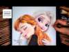 Drawing Frozen2 – Elsa & Anna [Drawing Hands]