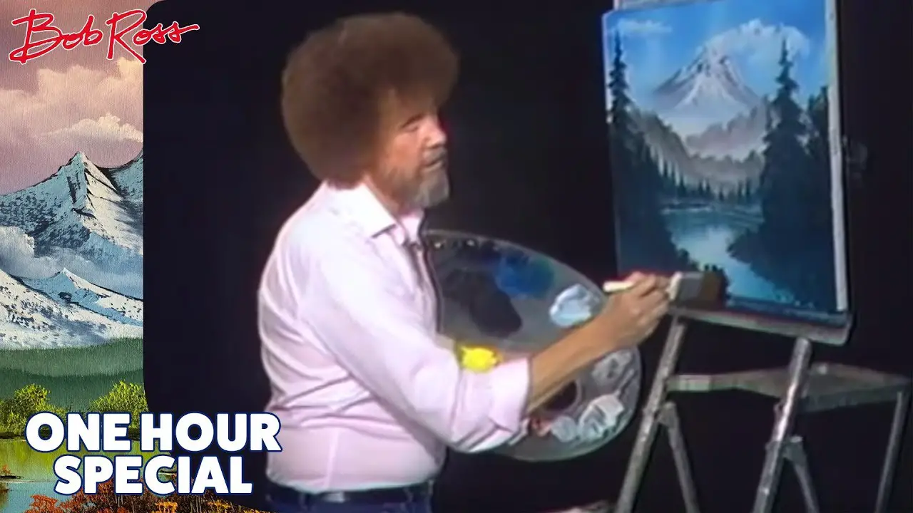 Bob Ross - Snowy Morn (Season 19 Episode 4)  Bob ross paintings, Bob ross  painting videos, Bob ross art