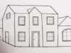 How to Draw a House in 1-Point Perspective: Narrated