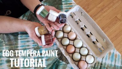 Egg Tempera Natural Paint Tutorial