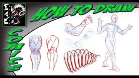 How to Draw Foreshortening with the Coil Technique – Art