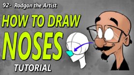 HOW TO DRAW NOSES