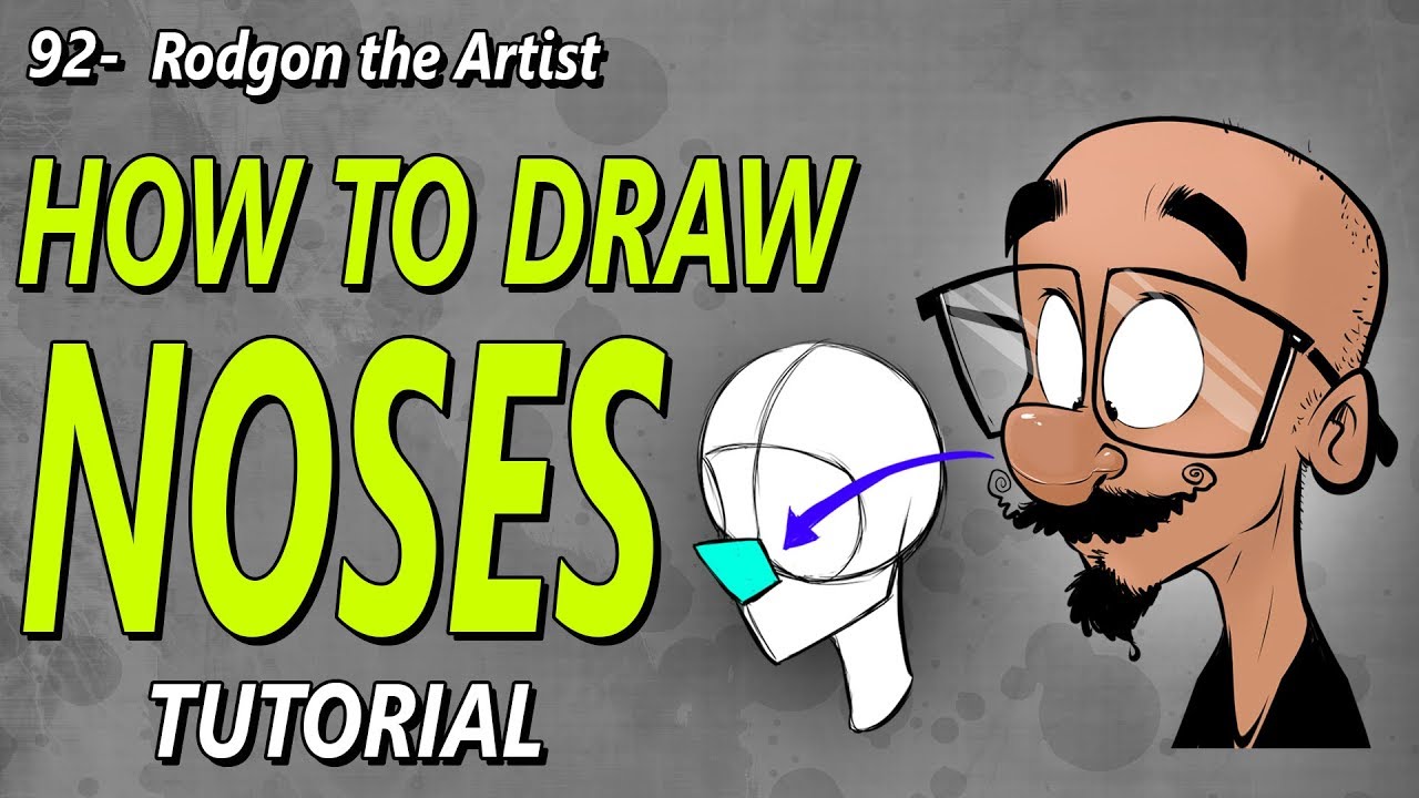 How to draw a nose: guide for beginners - Peter Jochems - PaintingTube