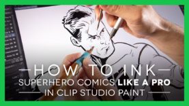 How to Ink Superhero Comics Like a Pro in Clip