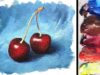 Oil Painting Basics Tutorial For Beginners | Realistic Cherries