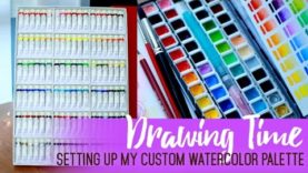 Drawing Time – SPECIAL – Making a custom watercolor palette