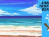 EP27: 'Secret Beach' – Simple tropical beach painting acrylic tutorial
