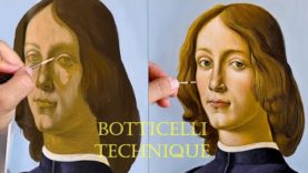 Botticelli's Technique – Egg Tempera