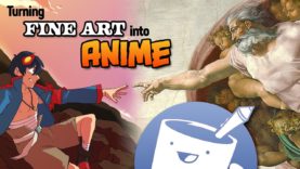 Turning Famous Paintings into ANIME