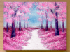 Painting a Pink Forest
