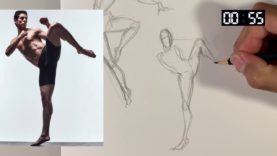 Figure Drawing Gesture Practice 2