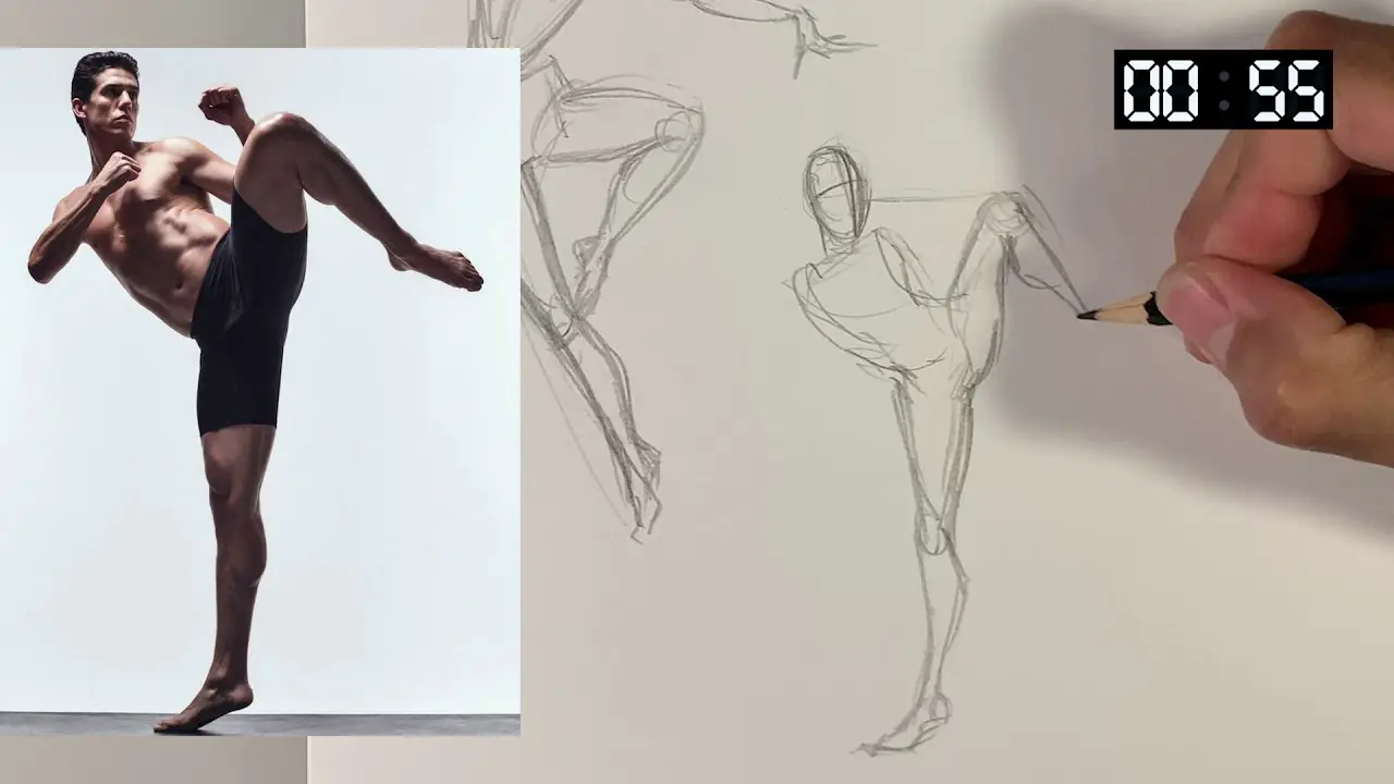 Figure Models - Model Poses for drawing - Video Sessions - PaintingTube