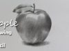 How to Draw An Apple in Pencil | step by