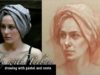Lady with Turban – Conte Drawing