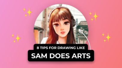 8 Tips For Drawing Like Sam Does Arts (#Shorts)