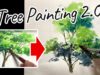 [Eng sub] Watercolor Tree painting Easy Tutorial 2.0 | for